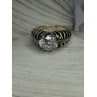 Kabana 925 Sterling Silver Cz Ring Size 6