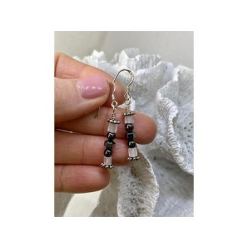 925 Sterling Silver Jewelry Glass Earrings