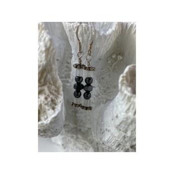 925 Sterling Silver Jewelry Glass Earrings