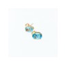 14K YELLOW GOLD TOPAZ STUD EARRINGS