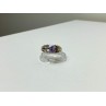 VINTAGE 925 STERLING SILVER AMETHYST RING SIZE 11.75