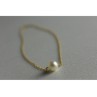 CHILDREN'S 14K YELLOW GOLD PEARL CHAIN WITH PENDANT