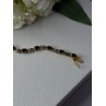 925 Sterling Silver Gold Plated Sapphire Bracelet Length 7.5 Inch