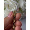 925 Sterling Silver Gold Plated Sapphire Bracelet Length 7.5 Inch