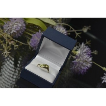 925 Sterling Silver Peridot Ring Size 8.5