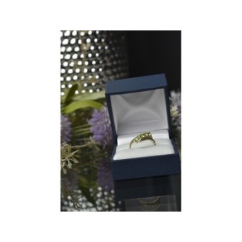 925 Sterling Silver Peridot Ring Size 8.5