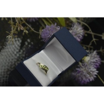 925 Sterling Silver Peridot Ring Size 8.5