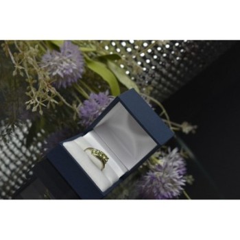 925 Sterling Silver Peridot Ring Size 8.5