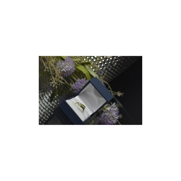 925 Sterling Silver Peridot Ring Size 8.5