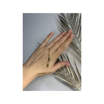 925 Sterling Silver Gold Plated Broach Earrings