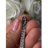 925 Sterling Silver Fas 3 Diamonds Bracelet Length 7.5 Inch