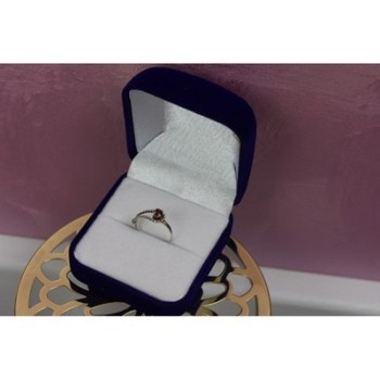 925 Sterling Silver Garnet Ring Size 5.5