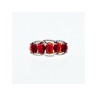 925 Sterling Silver Pyrope Garnet Ring Size 7