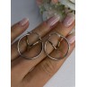 925 Sterling Silver Elegant Italy Earrings Length 1.10 Inch