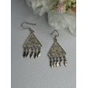 925 Sterling Silver Earrings Length 1.70 Inch