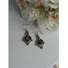Vintage 925 Sterling Silver Labradorite Earrings Length 1.80 Inch