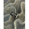 Mens 925 Sterling Silver CZ Ring Size 10