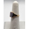 14K YELLOW GOLD  & TANZANITE RING  SIZE 5.5