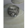 Shiny 925 Sterling Silver Cz Ring Size 9