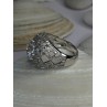 Shiny 925 Sterling Silver Cz Ring Size 9