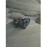 Beautiful Shiny 925 Sterling Silver Cz Ring Size 9.5