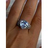 Beautiful Shiny 925 Sterling Silver Cz Ring Size 9.5