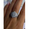 925 Sterling Silver Cz Ring Size 10