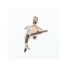 925 Sterling Silver Pearl Dolphin Pendant