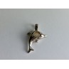 925 Sterling Silver Pearl Dolphin Pendant