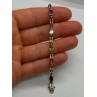 925 STERLING SILVER TOURMALINES BRACELET