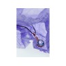 925 STERLING SILVER BLUE SPINEL CHAIN WITH PENDANT