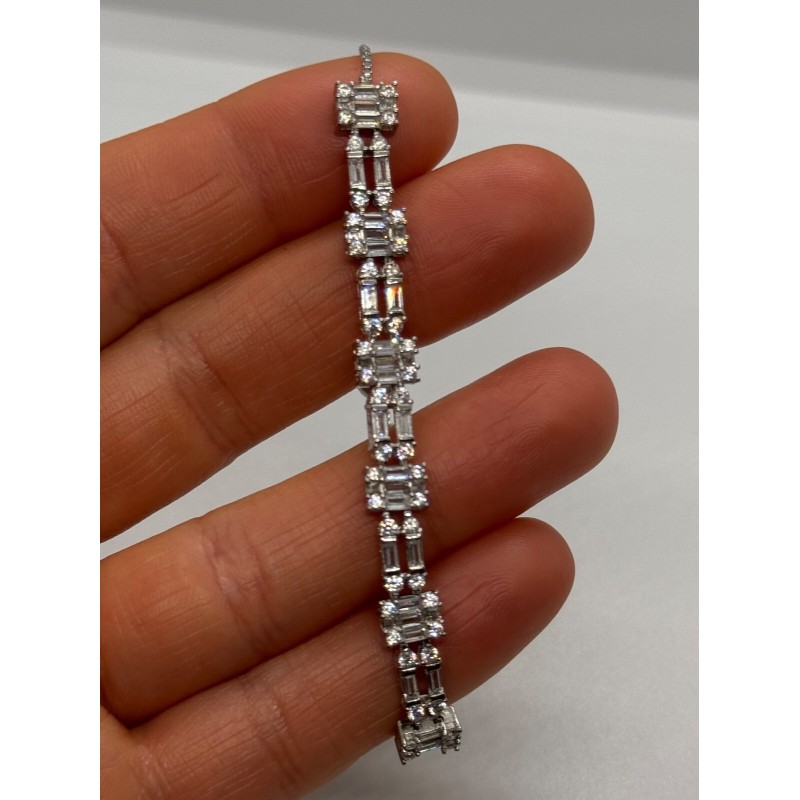 925 STERLING SILVER  CZ BRACELET