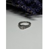 10K WHITE GOLD RING SAPPHIRE SIZE 6.5