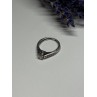 10K WHITE GOLD RING SAPPHIRE SIZE 6.5