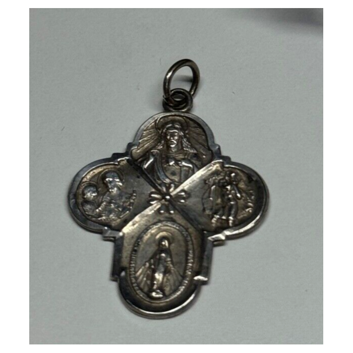 925 Sterling Silver Cross Length 30 Mm