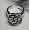 925 Sterling Silver Rose Ring Size 7