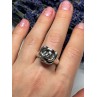 925 Sterling Silver Rose Ring Size 7