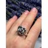 925 Sterling Silver Rose Ring Size 7