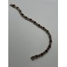 925 STERLING SILVER GARNET & MARCASITE BRACELET