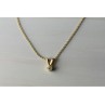 14K YELLOW GOLD DIAMOND CHAIN WITH PENDANT