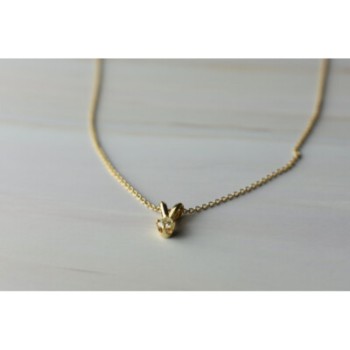 14K YELLOW GOLD DIAMOND CHAIN WITH PENDANT