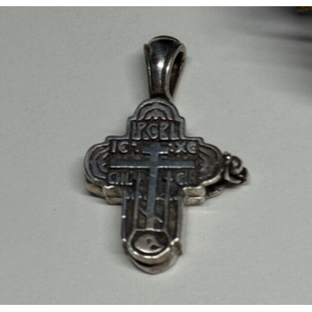 925 Sterling Silver Cross Length 27 Mm