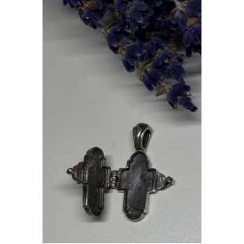 925 Sterling Silver Cross Length 27 Mm