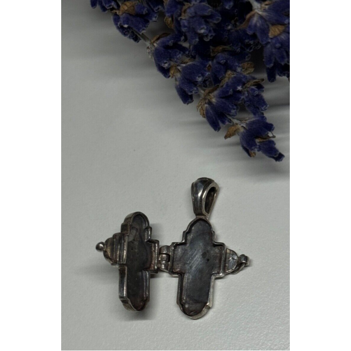 925 Sterling Silver Cross Length 27 Mm