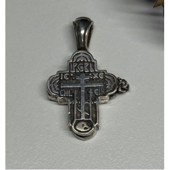 925 Sterling Silver Cross Length 27 Mm