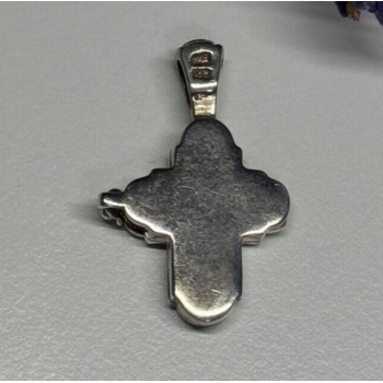 925 Sterling Silver Cross Length 27 Mm