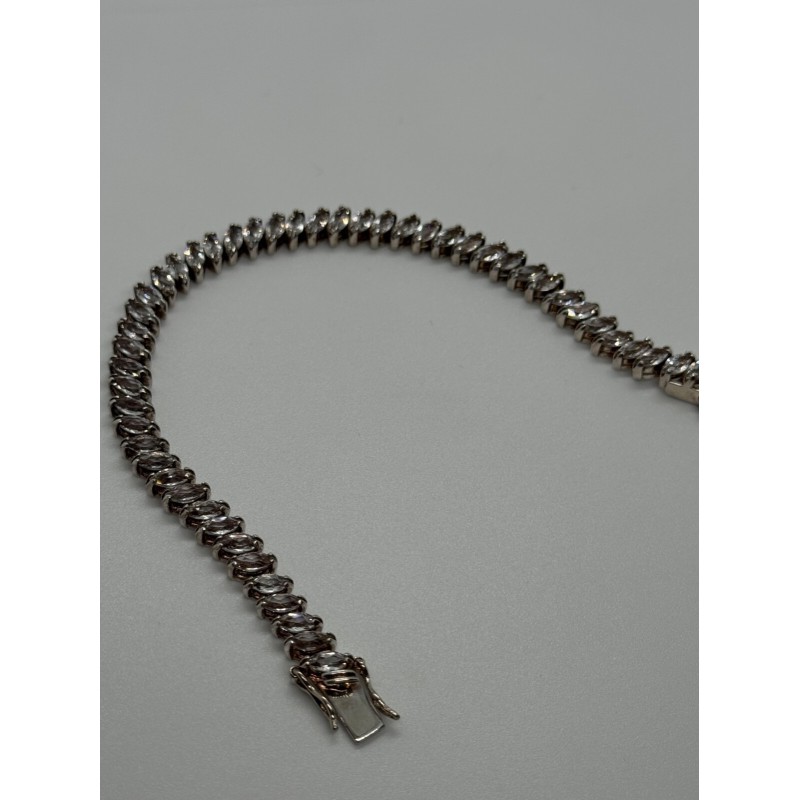 925 STERLING SILVER TOURMALINES BRACELET