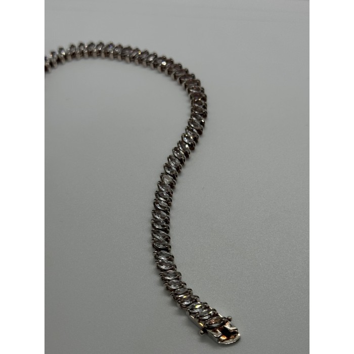 925 STERLING SILVER TOURMALINES BRACELET