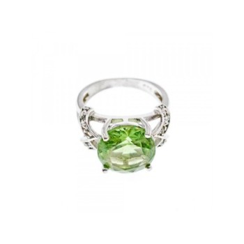 925 Sterling Silver CZ Ring Size 7