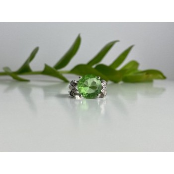 925 Sterling Silver CZ Ring Size 7
